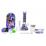 OG | 8" Gift Set Bong, Banger, Ashtray, Grinder & More
