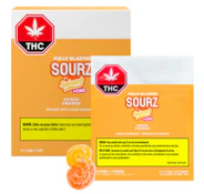 FULLY BLASTED PEACH ORANGE THC|CBD GUMMIES MULTI 10 x 10mg