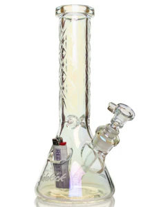 Gear Premium - 12" METALLIC RAINBOW TERMINATOR SIDEKICK BONG