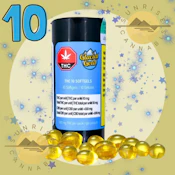 THC 10 SOFTGELS - GLACIAL GOLD - 10X10MG