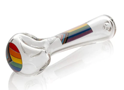 West Coast Gifts - Red Eye Glass 4.5" All Inclusive Spoon Pipe
