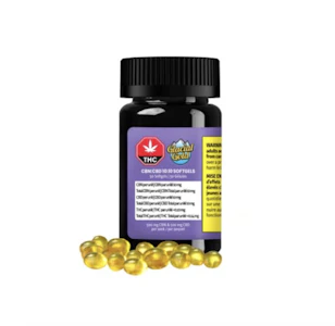 Glacial Gold - GLACIAL GOLD - CBN:CBD 10:10 50-PACK SOFTGELS - 50PC
