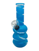 6" Glass Water Pipe | Sky Blue