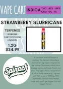 SPINACH - STRAWBERRY SLURRICANE CART