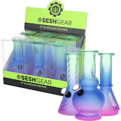 SeshGear - Neon Ombre 6" Mini Glass Bong