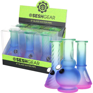 SeshGear  - SeshGear - Neon Ombre 6" Mini Glass Bong