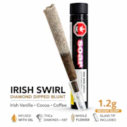 Irish Swirl Diamond Dipped Blunt Infused Pre-Roll 1x1.2g Resin