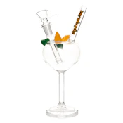 RED EYE GLASS 7.5" Sips O' Citrus Happy Hour Water Pipe