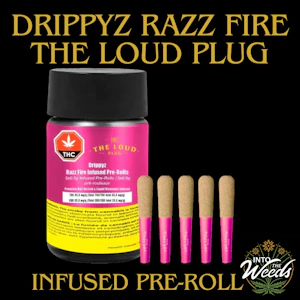 The Loud Plug - Drippyz Razz Fire - 5 x 0.5g