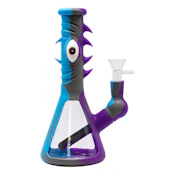 9"  Previous Next Blue One Eye Monster Silicone Bong