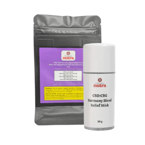 Naturally Nutra - Naturally Nutra CBD:CBG Harmony Blend Relief Stick - 30g