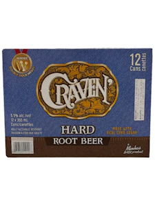 Craven - 12C Craven Hard Root Beer 12x355ml C - 12PK
