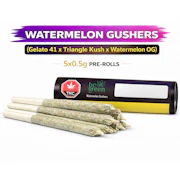 Watermelon Gushers (Gelato 41 x Triangle Kush x Watermelon OG) 5x0.5g Pre-Rolls
