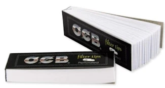 OCB - Black Filter Tips - 50 Tips