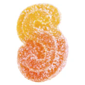 SOURZ by Spinach - Fully Blasted Peach Orange 1:1 THC CBD Gummy - Hybrid - 1 Pack