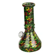 6' 420 Vivid Vault Beaker Mini Glass Bong
