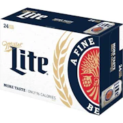 PRE - PACKED 24C MILLER LITE 355ML 24x355ml CAN - 24PK