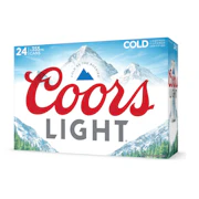 PRE - PACKED COORS LIGHT 355ML 24UC CAN - 24PK