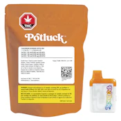 Potluck - Tangerine Sunrise CBG Disposable Vape - 1g