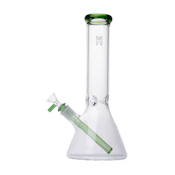 12 inch Beaker - Human Grade - Clear with Green Accents