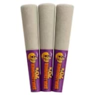 Iced Raspberry Skullcrusher 3 x 0.45g Quad Diamond Infused