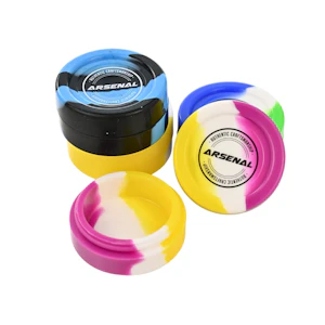 Smoke Arsenal - Smoke Arsenal - 5ml Arsenal Rainbow Swirl Silicone Container