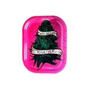 Weed be Good Metal Rolling Tray - Small