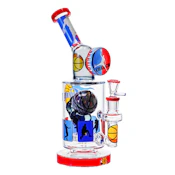 Cheech - 12" Dunked Out Drip Water Pipe