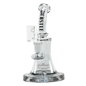 Castle Glass - Castle Glass - 8.5" Bell Rig - Silver
