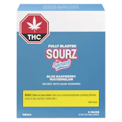 Multipack of 10 Fully Blasted Blue Raspberry Watermelon 1x 10mg Soft Chews