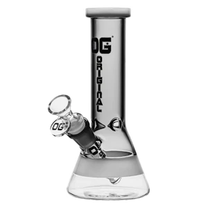 OG - OG - 8" Original Iced Out Coloured Beaker - Transparent Black