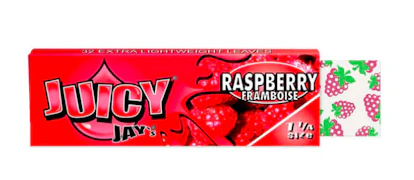 Juicy Jay's - Raspberry  1 1/4 Size Rolling Papers