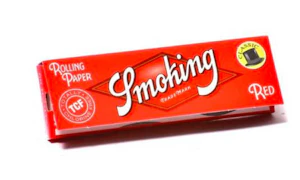 Smoking - Red1 1/4 Size  Rolling Papers