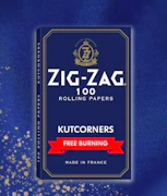 Zig Zag - Blue Kutcorners Free Burning Rolling Papers