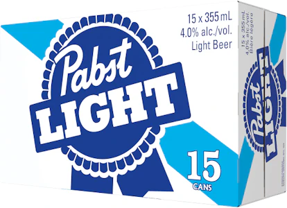 Sleeman - 15C PABST BLUE RIBBON LIGHT 4.9% - 15PK