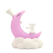 Smoke Arsenal - 6.5" Arsenal Moonveil Cloud Silicone Bong - Pink