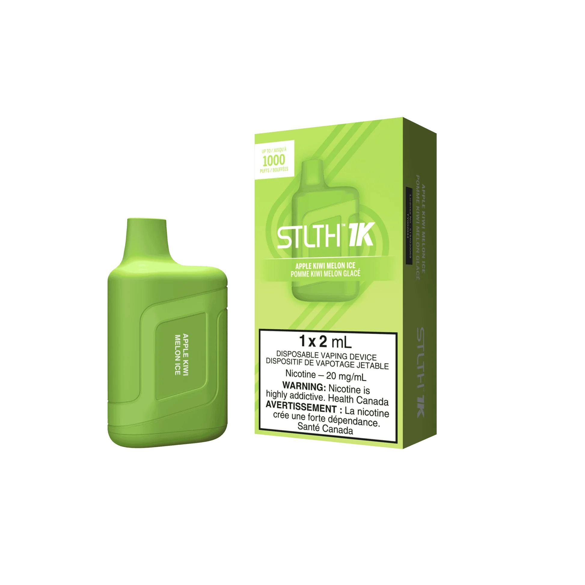 Stlth Apple Kiwi Melon Ice