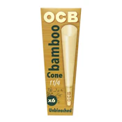 OCB - Bamboo Cones 1 1/4 - 6 Pk