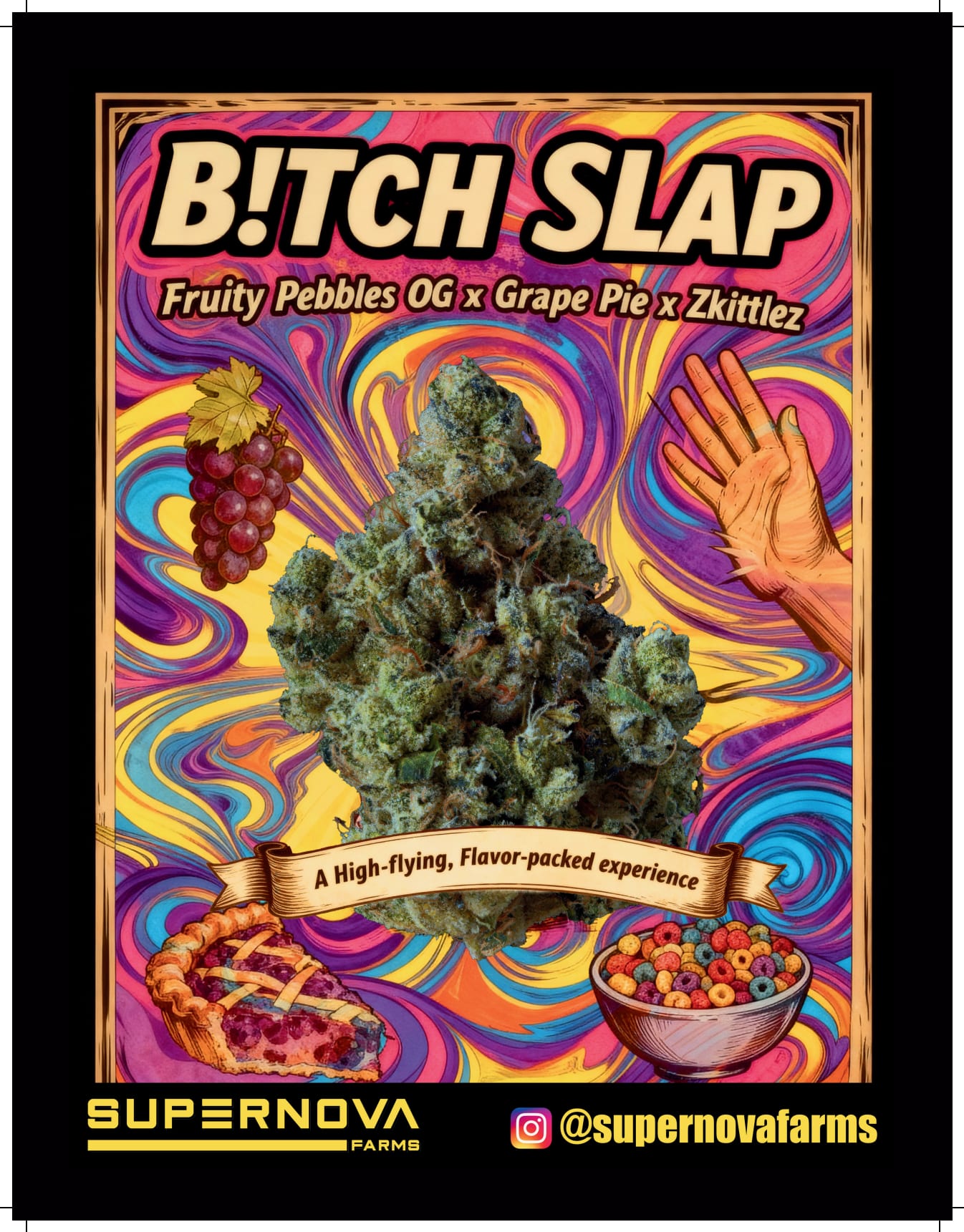 B!tch Slap 3 x 0.5g Pre-Rolls by Supernova Farms