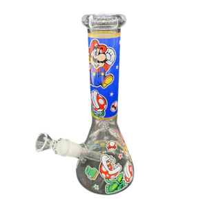 Lucx - 10" Cartoon Beaker Bong - Mario