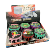 4-Piece Metal Grinder (Assorted Colors)