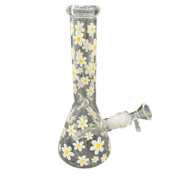 10" Cartoon Beaker Bong - Daisy
