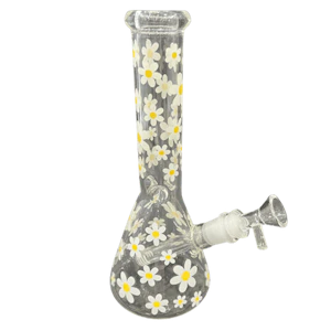 Lucx - 10" Cartoon Beaker Bong - Daisy