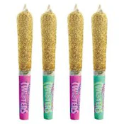 Lime FRizz + Passion Plunge  4 x 0.5g Kief Coated Infused Pre-Rolls