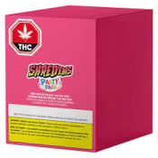 Multipack of 10, Shred'ems Red Apple Peach MAX10 Party Pack 1 x 10mg THC Soft Chews