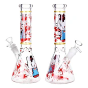 Cats Play Beaker Glass Water Pipe - 10" / 14mm