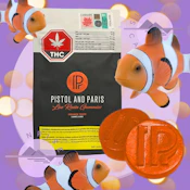 ORANGE TINGZ HASH ROSIN CHEWS - PISTOL AND PARIS - 2X5MG