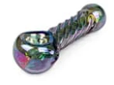 GREEN METALLIC 4" TERMINATOR TWISTER HAND PIPE