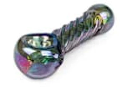 Red Eye Tek - GREEN METALLIC 4" TERMINATOR TWISTER HAND PIPE