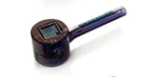 Red Eye Tek - BLUE METALLIC 4.5" TERMINATOR CIRCLE HAND PIPE